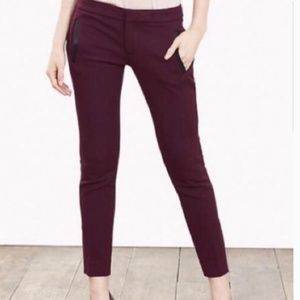 Size 10 Sloan Red Herringbone Leather accent